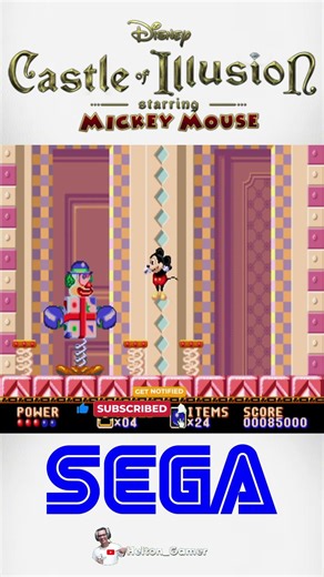 Castle of Illusion Starring Mickey Mouse #retrogaming