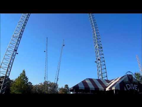Six Flags Great Adventure: Daredevil Dive off Ride POV 1080p