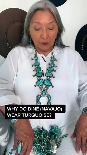 Why we wear turquoise. #navajojewelry #navajoland #navajowomen #turquoiserings #turquoisenecklace #turquoiseearrings | Native Culture