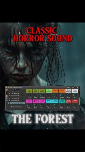 The Forest 🌲 Ableton Live 12 Horror Rack – 18 Presets, 16 Macros! 🧠👻