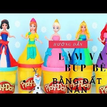 Hướng dẫn làm váy cho búp bê bằng đất nặn