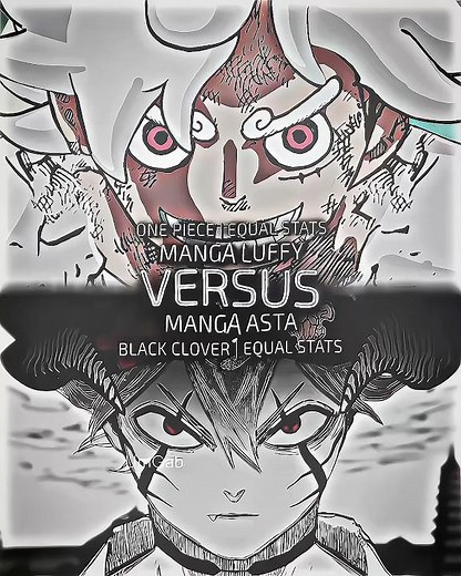 LUFFY VS ASTA || EQUAL STATS