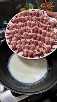 Secret to Instant Energy! Milk-Boiled Chicken Hearts Recipe | Heart & Liver Health