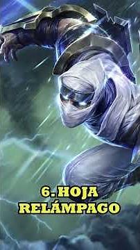 ¡MI TOP 9 SKINS de ZED!