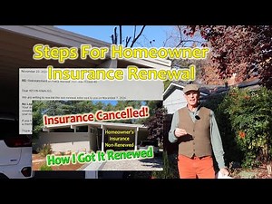 How I Got My Homeowners Insurance Renewed After Cancellation