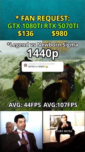 GTX 1080 Ti vs RTX 5070 Ti — Legend vs Newborn Sigma (FAN REQUEST | EP.160)