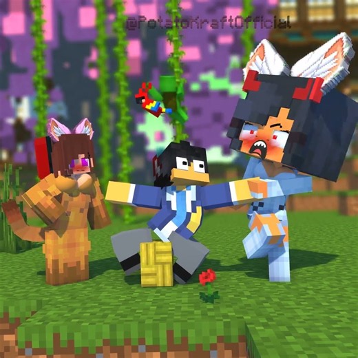 PERFECT PITCH Fox Aphmau VS Fox JJ Sister #aphmau #maizen #trending