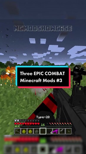 Three EPIC COMBAT Minecraft Mods #3 #fyp #foryoupage #minecraft #minecraftmods #gaming #moddedminecraft #minecraftmod #minecraftmodshowcase #mod #mods