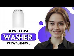 How To Use Whirlpool Washer WTW4816FW3 | First Wash Guide [2026]