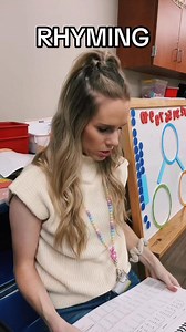 Rhyming in kinder! #rhyming #rhymingwords #heggerty #momlife | Lisa Elaine