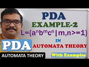 40-PUSHDOWN AUTOMATA EXAMPLE - 2 (a^n b^m c^n) || PDA EXAMPLE - 2 || TOC
