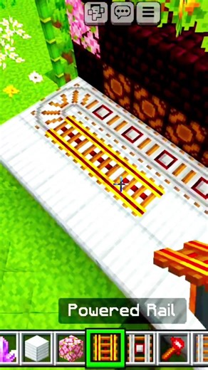 Minecraft Smart Railway Build!! #minecraft #shorts #trending #gaming