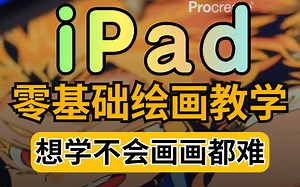 【procreate】讲的最详细的零基础插画教程！手把手保姆级教学！想学不会都难！