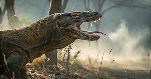 Sự thật về khả năng rồng Komodo tấn công và ăn thịt con người