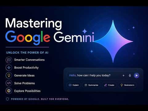 How to Master Google Gemini: The Ultimate AI Tutorial for Beginners