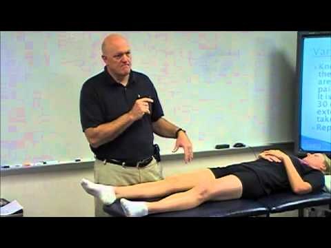 Knee Examination - Varus and Valgus Stress Tests