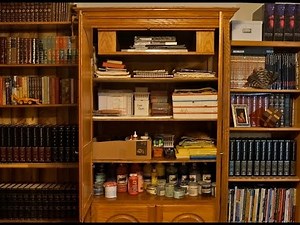 Converting TV Entertainment Unit into Craft Supply Closet