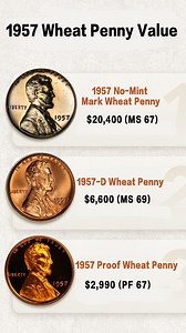 465K views · 1.9K reactions | 1957 Wheat Penny Coin Value #coin #coincollecting #penny | HeritCoin | Facebook