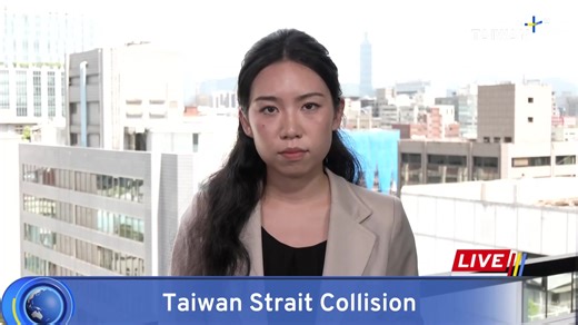 Taiwan's coast guard deployed water cannons after a Taiwanese fishing boat collided with a Chinese fishing boat near the Penghu Islands. Tiffany Wong reports. | TaiwanPlus News