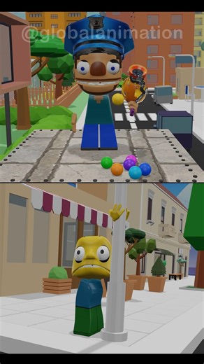 ROBLOX DANCE WITH STEVE POLICE CAR part 2 #shortvideo