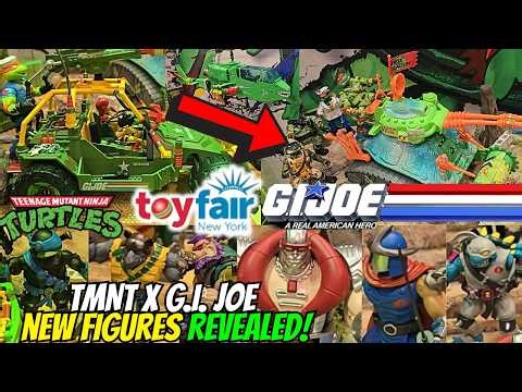 TMNT x G.I. Joe New Figures Revealed At New York Toy Fair 2026 by Playmates Toys