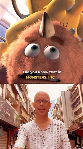 Did you know that in MONSTERS, INC....
