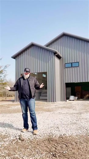 Look AT THIS! Full Barndominium Shell-Only Tour: https://buff.ly/3XeO9Bu Learn more about our Turn-Key and Shell-Only Builds at TexasBestBarndo.com #barndominium #texasbestconstruction