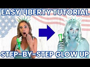 Statue of Liberty Tutorial | DIY Statue of Liberty Costume | Easy Liberty Costume Makeup (Updated)