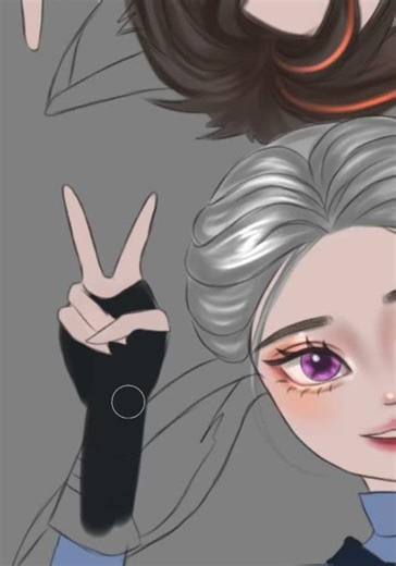 Human version of Judy and Nick💕/Inspired by Zootopia #humanversion #drawingtutorial