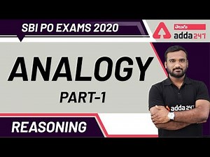 Analogy (Part-1) | Reasoning In Telugu | For All Competitive Exams