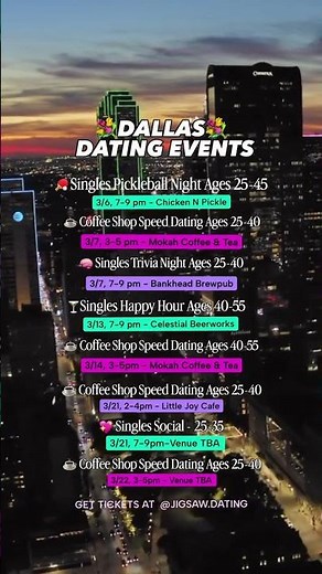 Single in Dallas and tired of swiping on the apps? MARCH into love with this month - they’re
