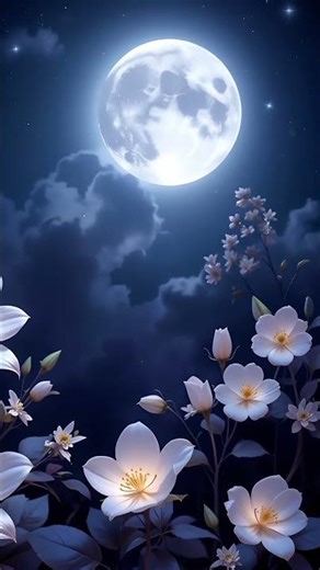 Catching moonbeams and chasing floral dreams 🌙🌸