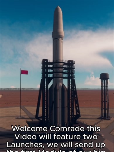 Launching our first Module of our big Space Station and sending up its first Crew#OSS #ksp #kerbalspaceprogram #OneSmallStep #fy