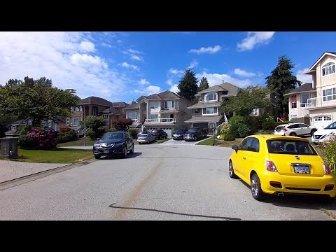 Life in PORT Coquitlam, BC, Canada. Driving Tour of City. Houses/Residential Area.