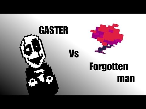 GASTER Vs Forgotten man (DELTARUNE animation)
