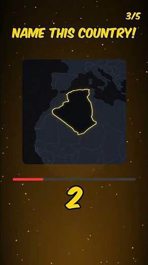 Name all 5 countries by their outline 🗺️ | Day 1