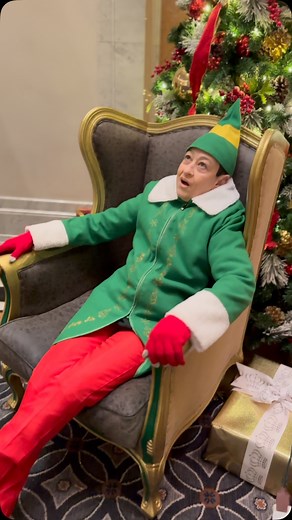 3.6K views · 4 comments | Shhh… Santa Is Sleeping In Merry Christmas @newyorkpalace #elf #santa #sleeping #merrychristmas #christmasdecorations #newyorkcity | Mario Bosco Stand Up Comedy | Facebook