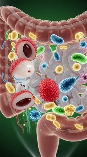 Lychee Inside the Human Body | 3D Medical Visualization of Benefits & Side Effects