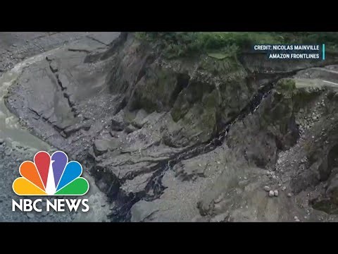 Images Capture Pipeline Spraying Crude Oil In Ecuador’s Rainforest