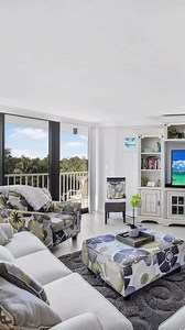 Step into paradise at this 3rd-floor condo with balcony views that overlook the Mangroves of Tigertail Beach. Amenities include heated pools and shuffleboard for those looking to explore activities under the Marco Island sun. ☀️​ Explore this MIVP rental here: https://www.marcovacation.com/vacation-rentals/south-seas-tower-4-301 | Marco Island Vacation Properties, Inc.