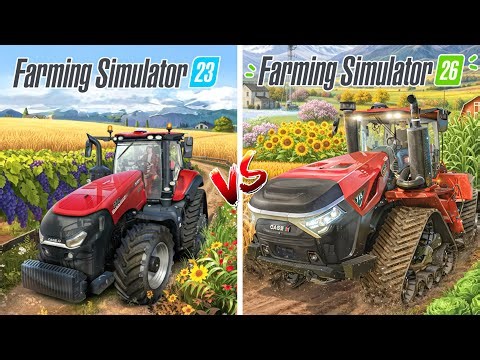 Fs23 vs Fs26 | All Season & Crops & Animals & Maps | Farming Simulator 26