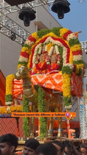 Hanuman Jayanti Celebrations At Tadbund Hanuman Temple 🚩🙏🏻 #tadbundhanumantemple #ytshorts