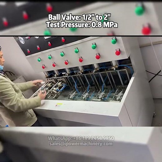 Ball Valve Testing Machine – Precision Leak & Pressure Testing