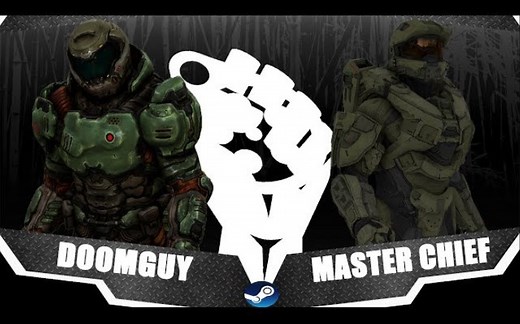 【生死决斗】毁灭战士 VS 士官长（60FPS）