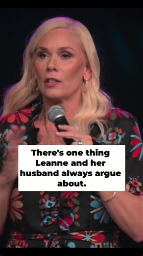 Leanne and her husband arguing is always a story 😂 Catch Leanne live on tour — dates at leannemorgan.com @leannemorgancomedy #leannemorgan
