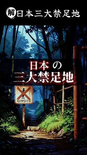 【怪談解説】日本の三大禁足地──入ったら戻れない場所