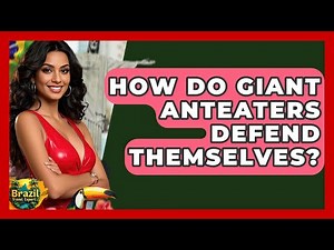 How Do Giant Anteaters Defend Themselves? - Brazil Travel Expert