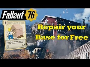 (Fallout 76) Never Repair your base again!!!