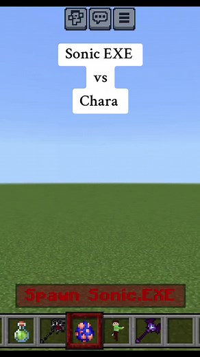Sonic EXE vs Chara: Epic Minecraft Battle Animation