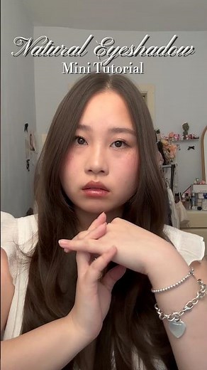 beginner friendly natural eyeshadow mini tutorial 🎀